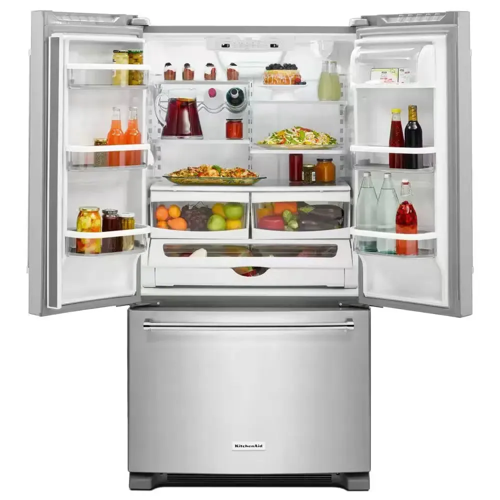 20 Cu. Ft. French Door Refrigerator in Stainless Steel, Counter Depth