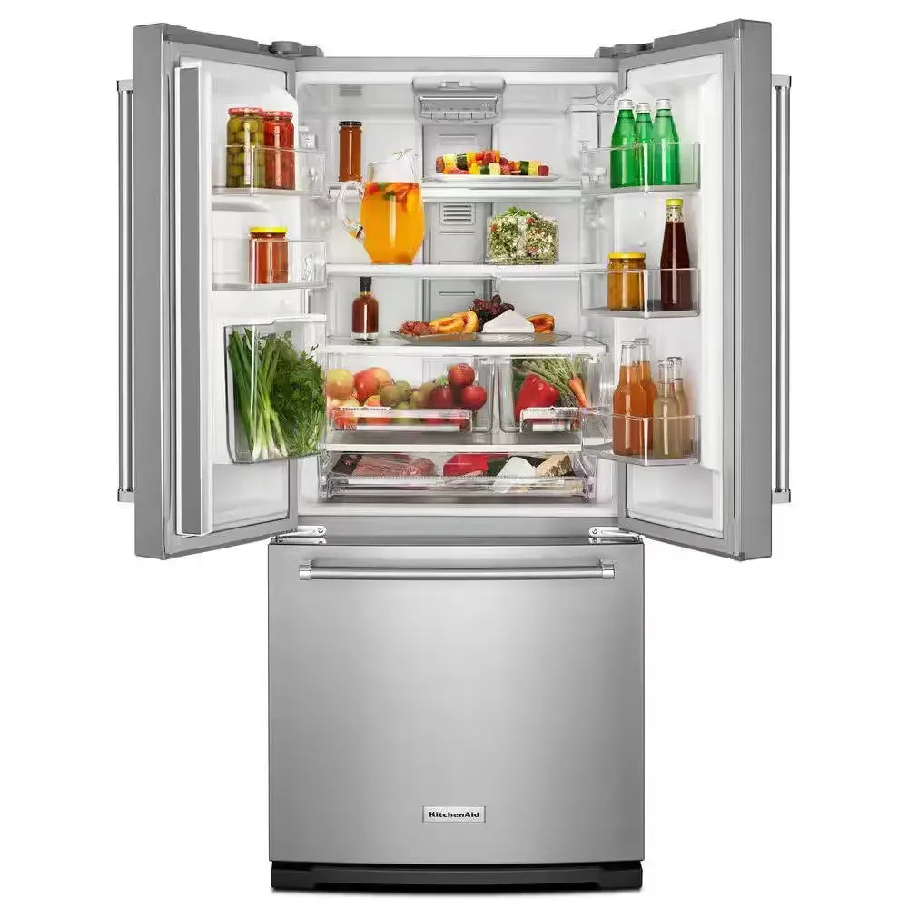 20 Cu. Ft. French Door Refrigerator in Stainless Steel with Interior Water Dispenser