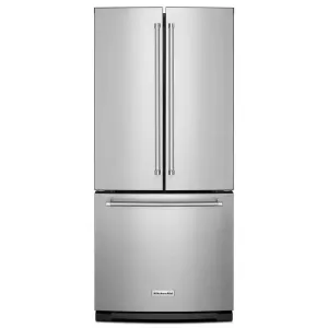 20 Cu. Ft. French Door Refrigerator in Stainless Steel with Interior Water Dispenser