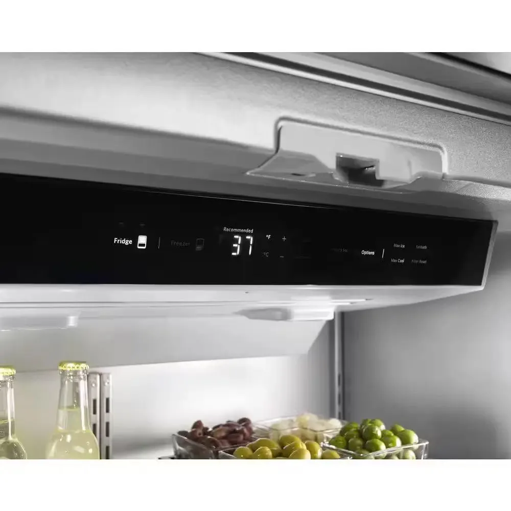 20.8 Cu. Ft. Built-In French Door Refrigerator in Stainless Steel with Platinum Interior