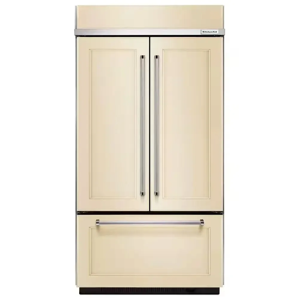 20.8 Cu. Ft. Built-In French Door Refrigerator in Stainless Steel with Platinum Interior