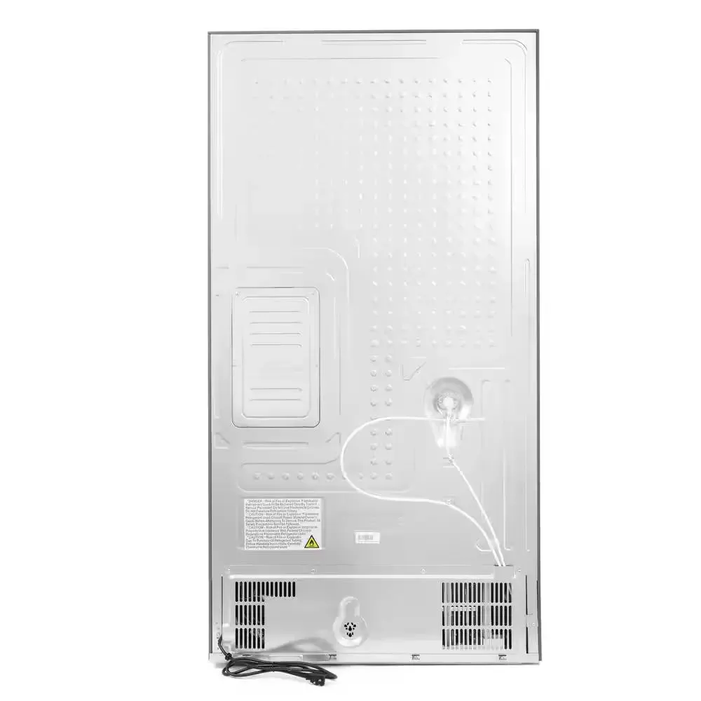22.5 Cu. Ft. 4-Door French Door Refrigerator with Recessed Handle in Stainless Steel, Counter Depth