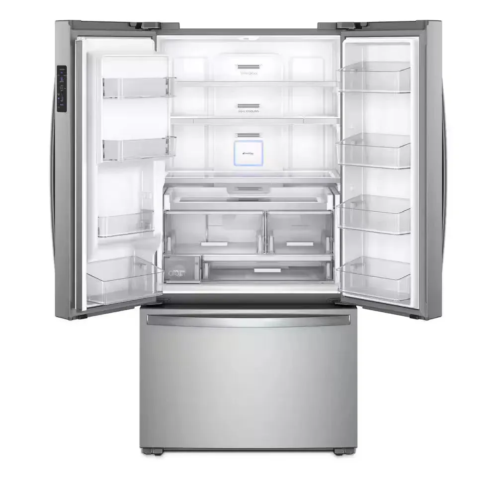 24 Cu. Ft. Counter Depth French Door Refrigerator in Fingerprint Resistant Stainless Steel with Auto-Humidity Crispers