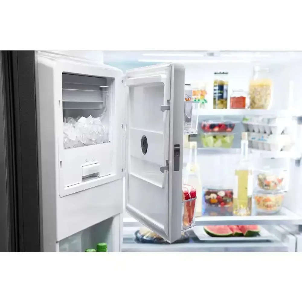 24 Cu. Ft. French Door Refrigerator in Black Stainless, Counter Depth