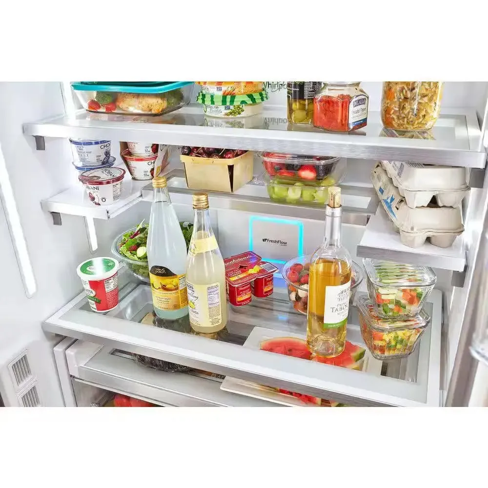24 Cu. Ft. French Door Refrigerator in Black Stainless, Counter Depth
