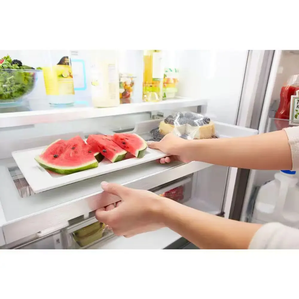 24 Cu. Ft. French Door Refrigerator in Black Stainless, Counter Depth