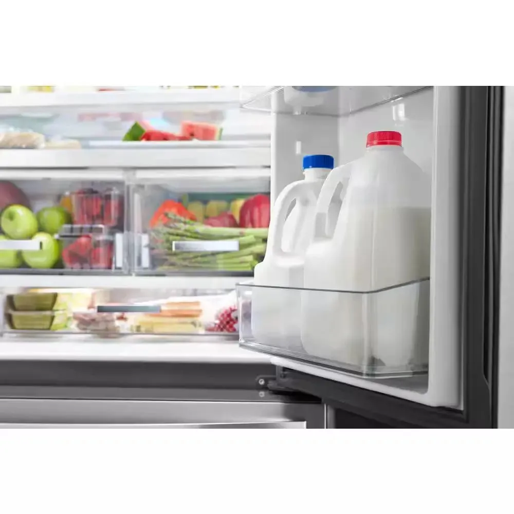 24 Cu. Ft. French Door Refrigerator in Black Stainless, Counter Depth