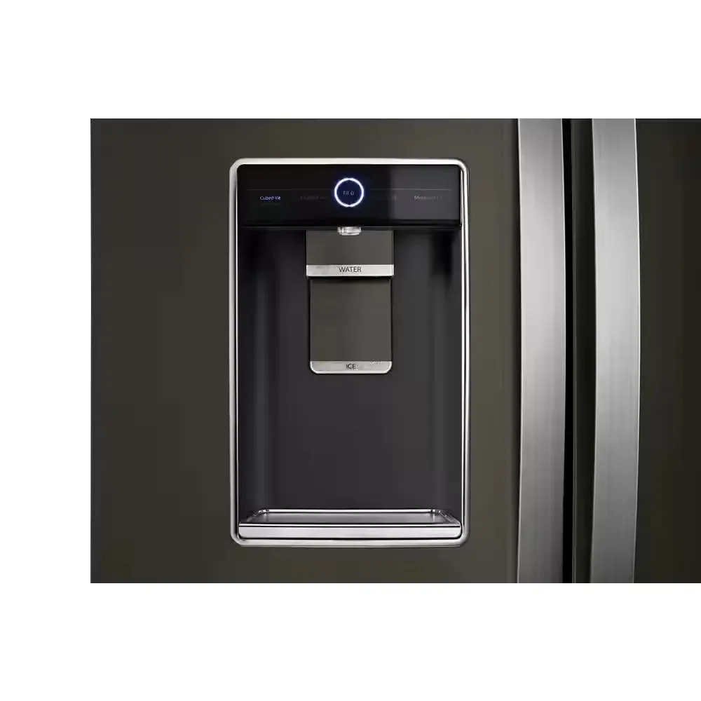 24 Cu. Ft. French Door Refrigerator in Black Stainless, Counter Depth