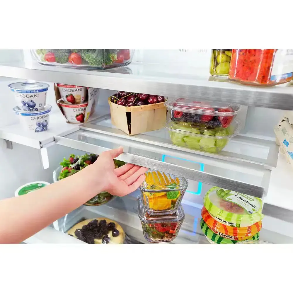 24 Cu. Ft. French Door Refrigerator in Black Stainless, Counter Depth