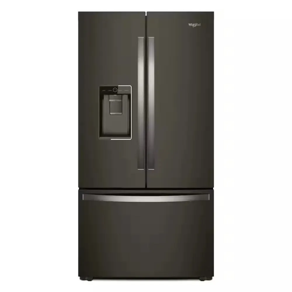 24 Cu. Ft. French Door Refrigerator in Black Stainless, Counter Depth