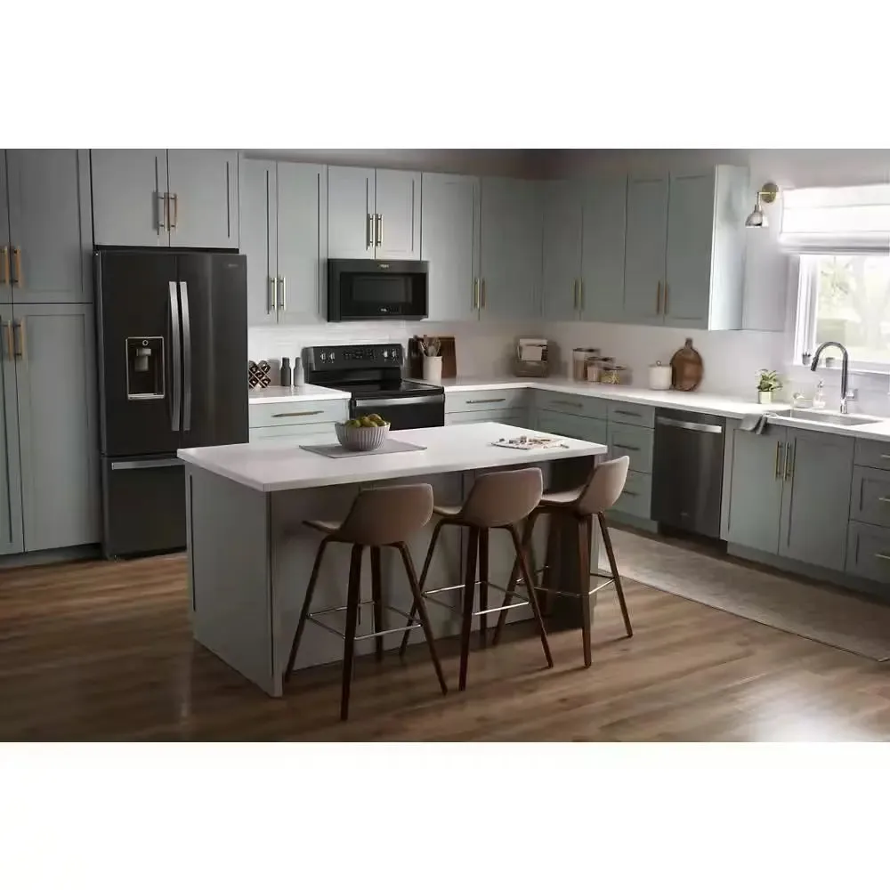 24 Cu. Ft. French Door Refrigerator in Black Stainless, Counter Depth