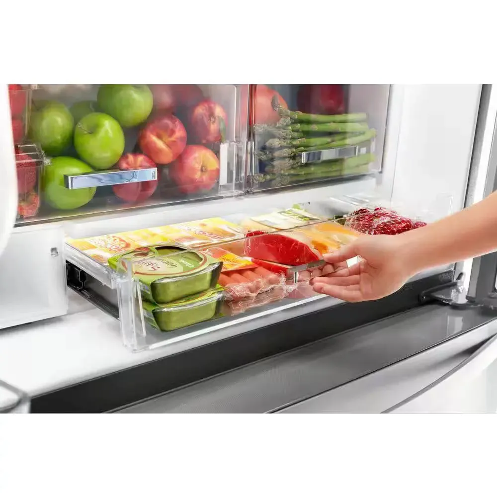 24 Cu. Ft. French Door Refrigerator in Black Stainless, Counter Depth