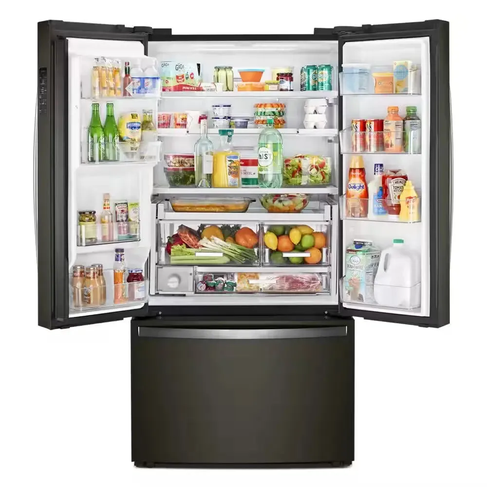24 Cu. Ft. French Door Refrigerator in Black Stainless, Counter Depth
