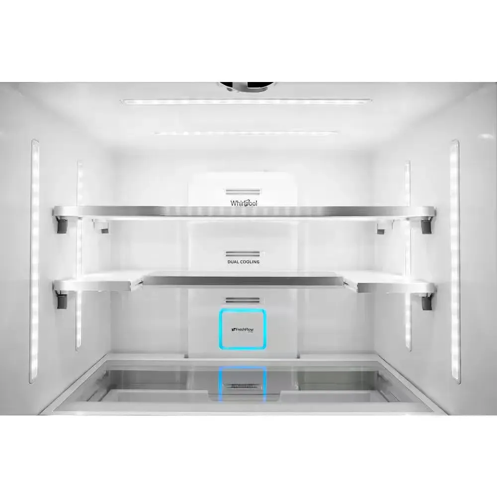 24 Cu. Ft. French Door Refrigerator in Black Stainless, Counter Depth