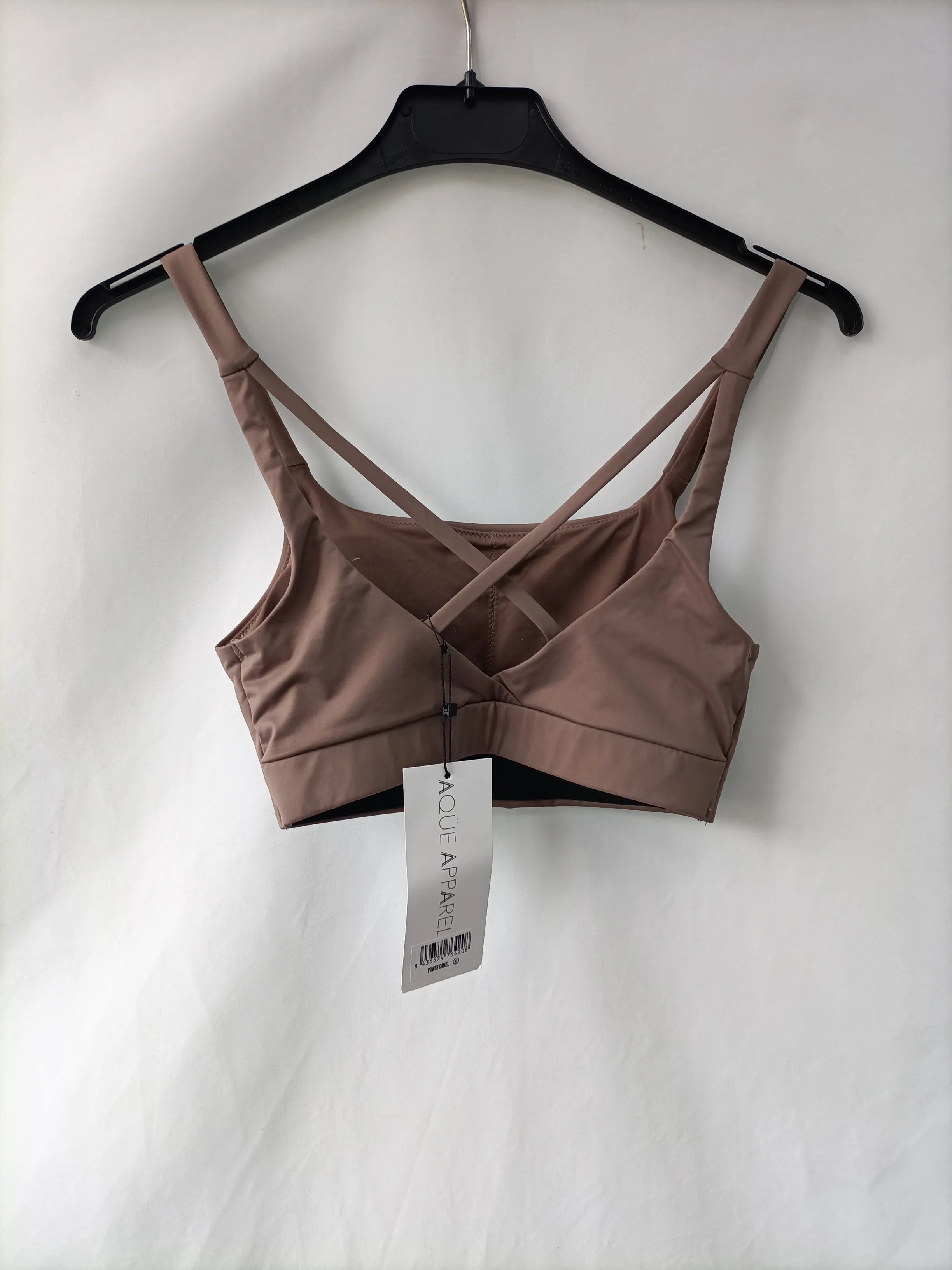 AQE APPAREL. Top marrones T.xs