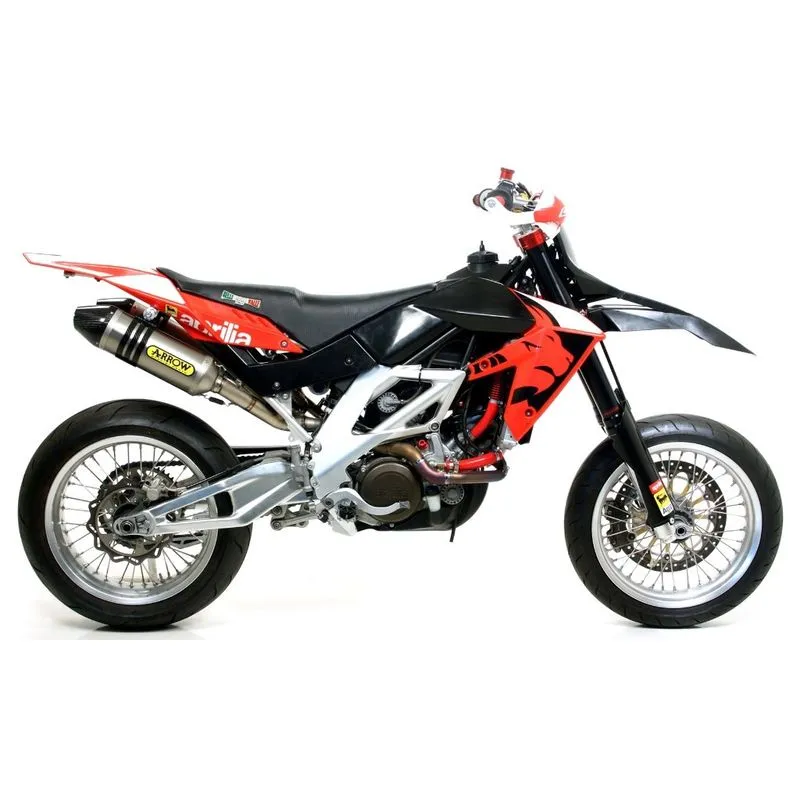 Arrow Aprilia Sx-V 4.5/5.5 '07/11 Full Titanium Mx Competition Full System Rh   Lh With Carbon End Cap 75110tk