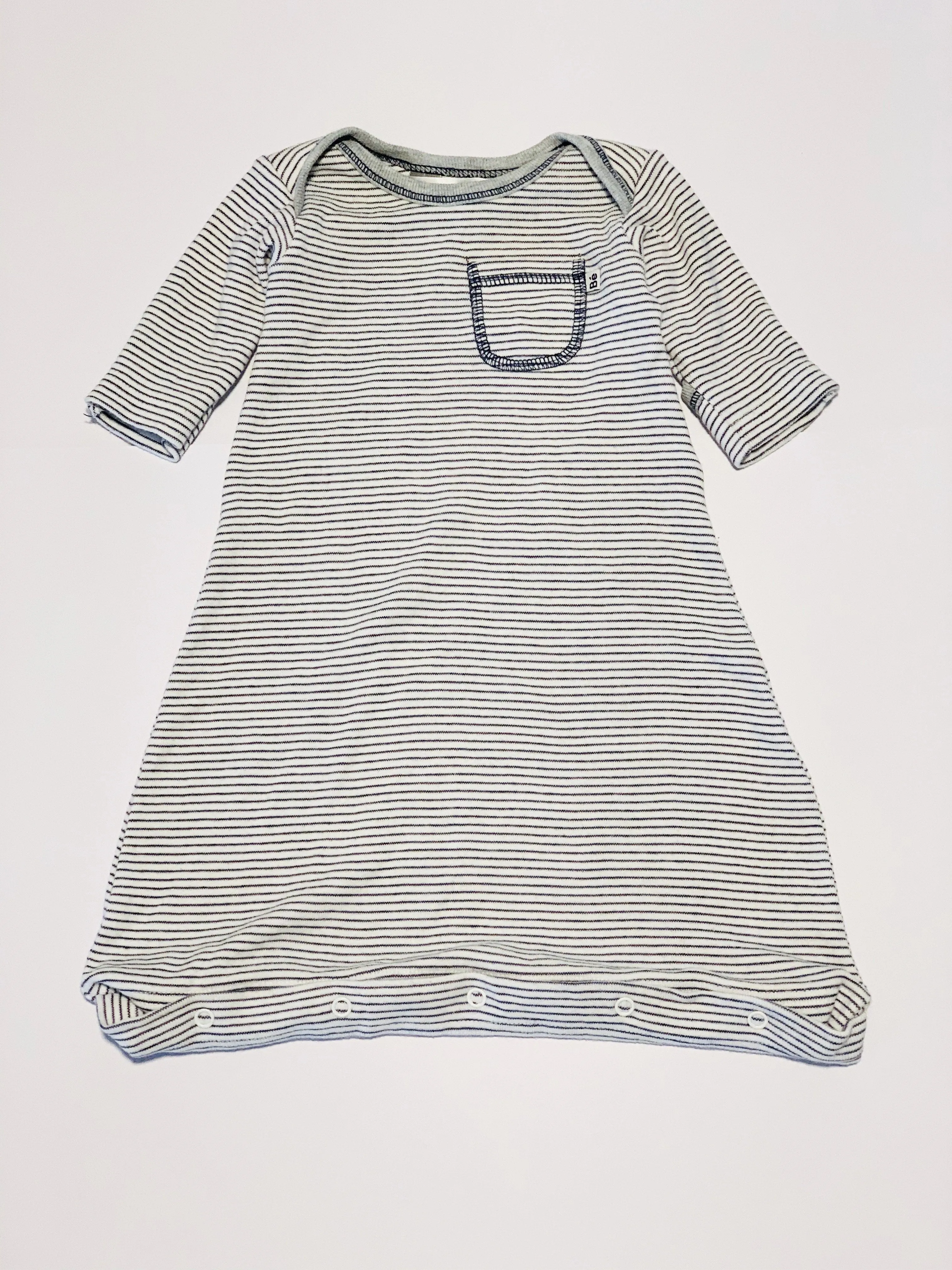 Blue striped sleeping bag - Size newborn