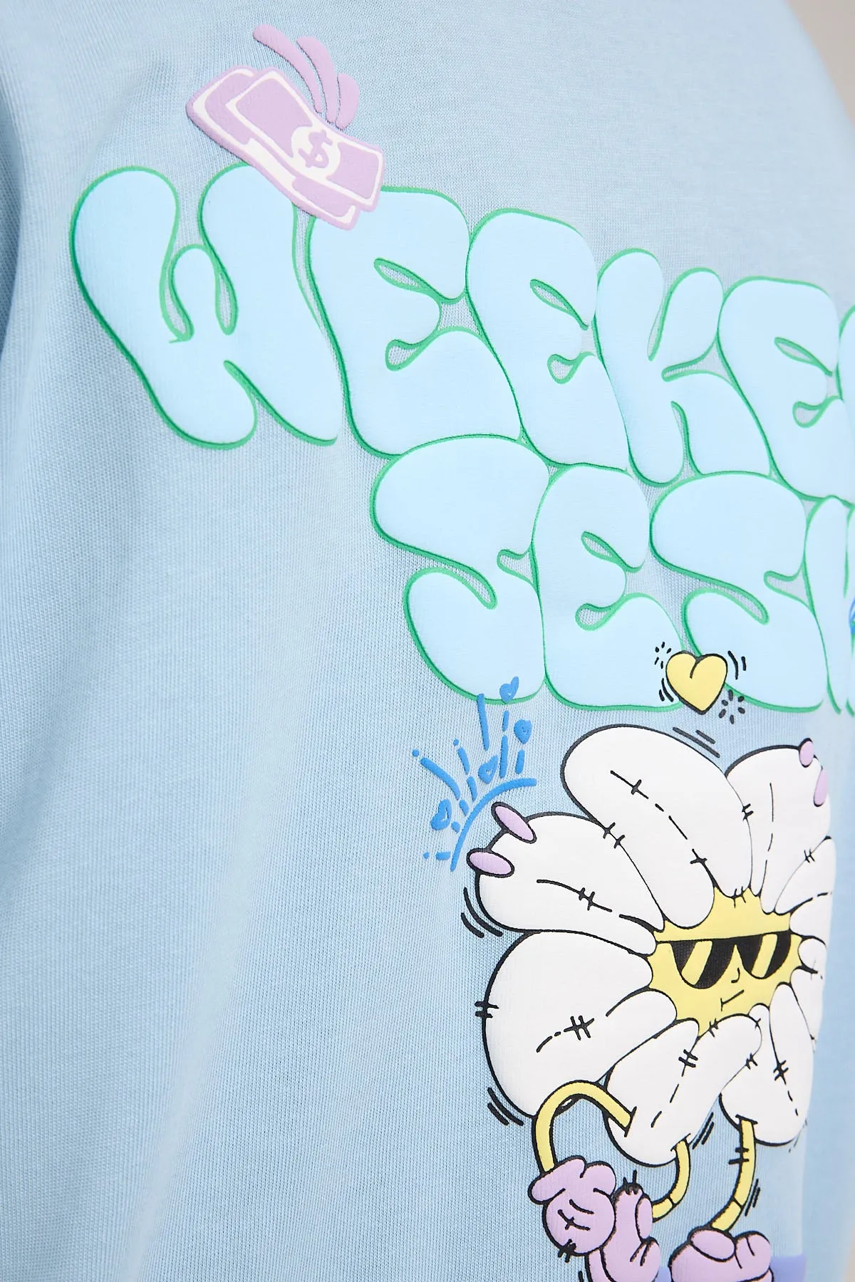 Common Need Weekend Easy Tee Ice Blue