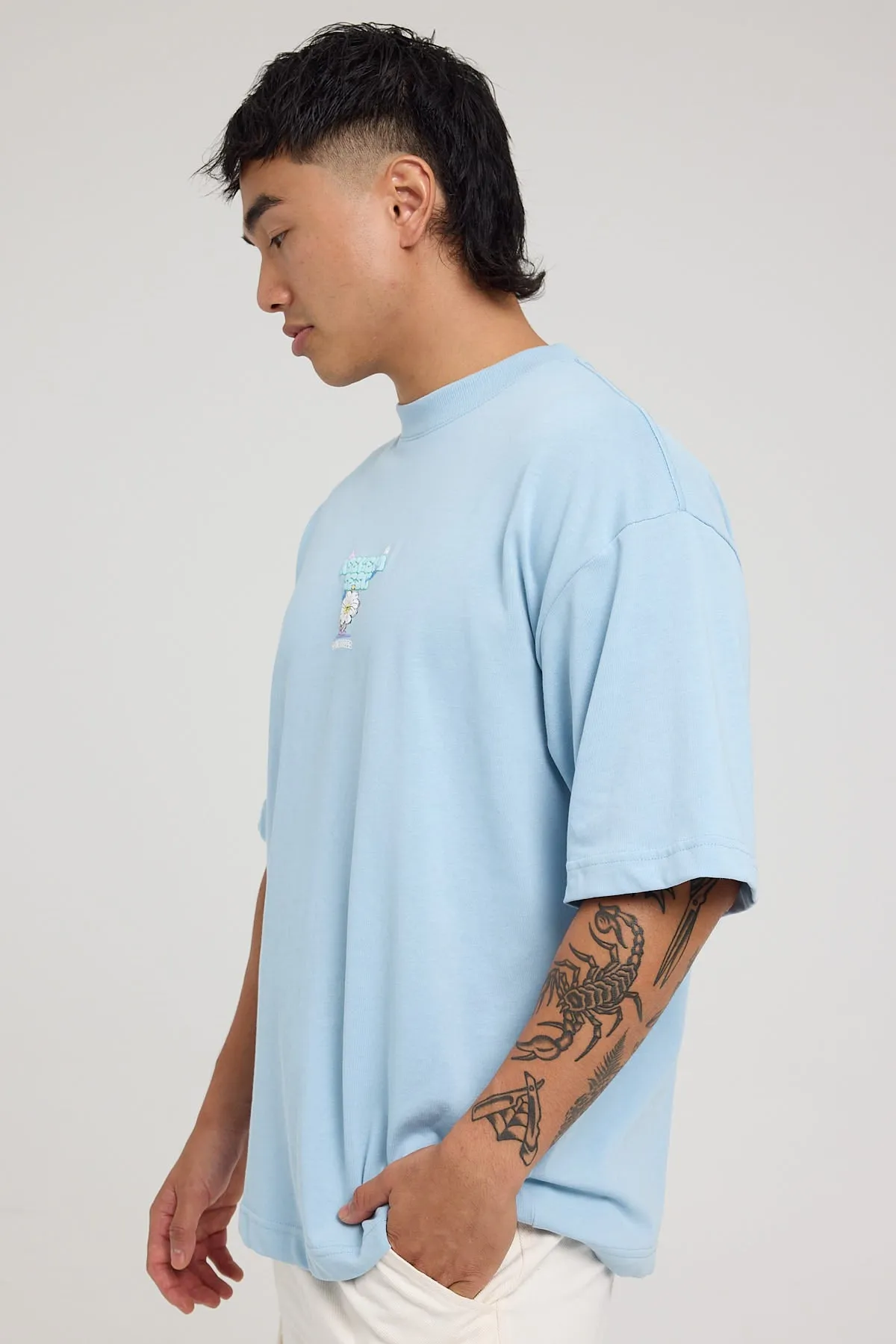 Common Need Weekend Easy Tee Ice Blue