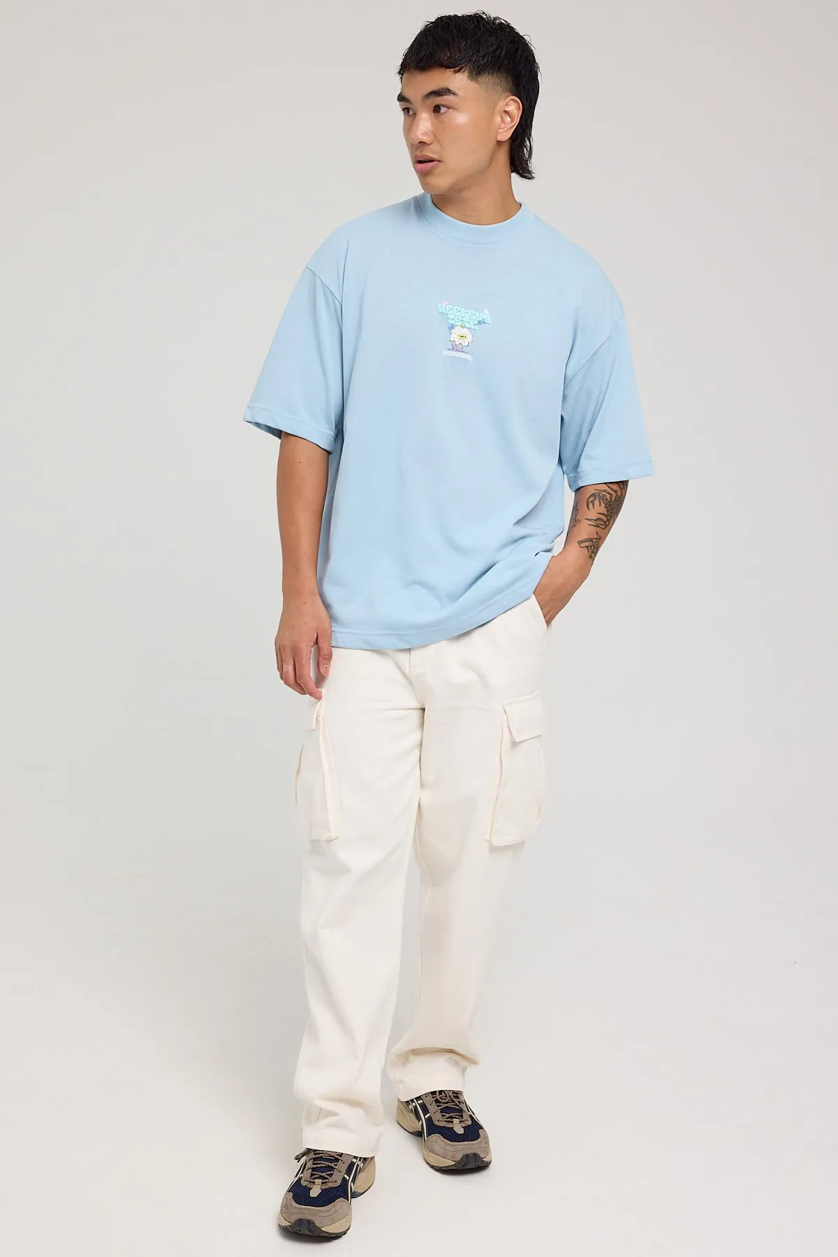 Common Need Weekend Easy Tee Ice Blue