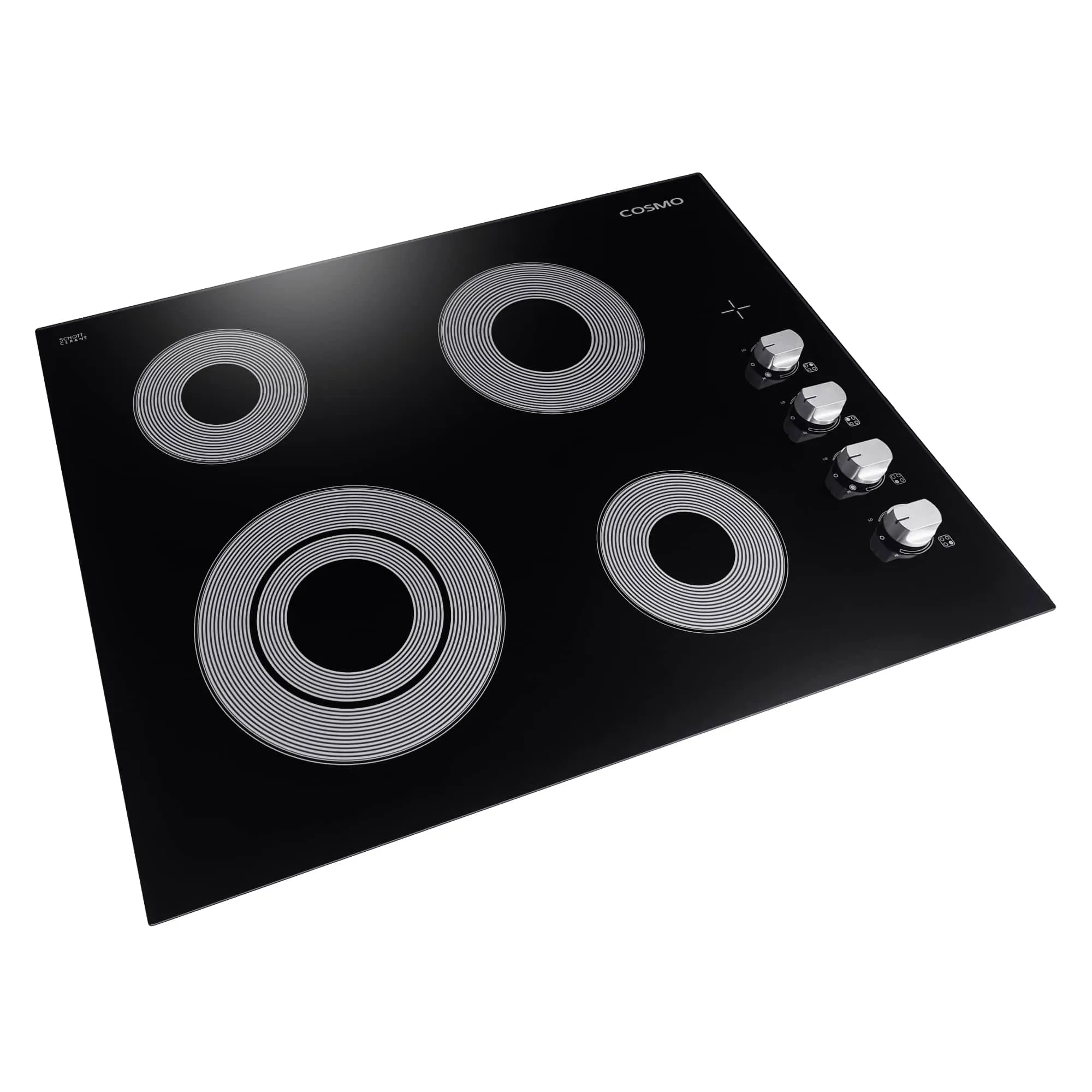 Cosmo 24-Inch Electric Ceramic Glass Cooktop with 4 Elements (COS-244ECC)