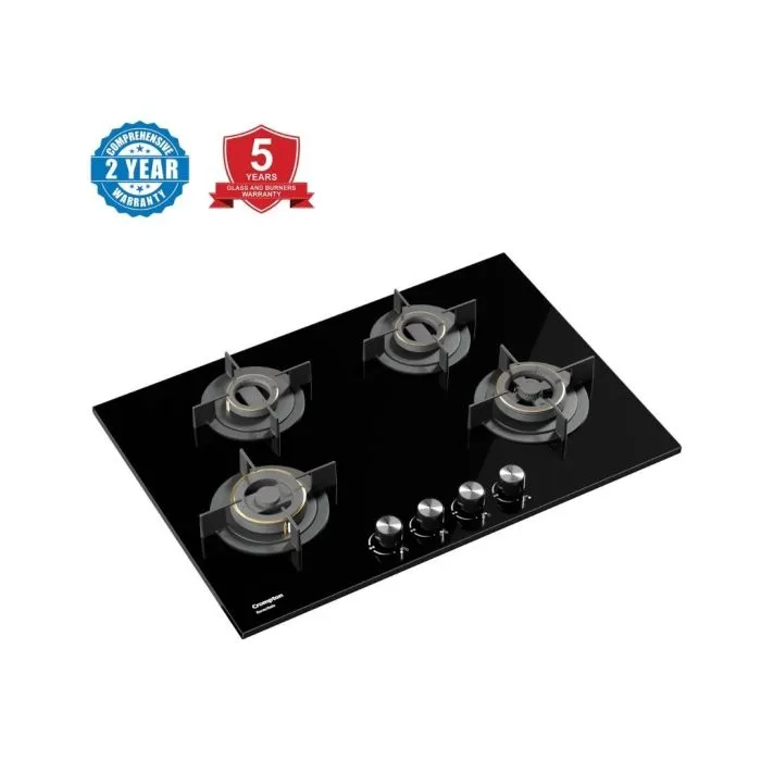 Crompton HOB-SSDC824-MBL 78 cm 4 Burner Hob Sensosafe