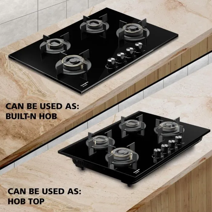 Crompton HOB-SSDC824-MBL 78 cm 4 Burner Hob Sensosafe
