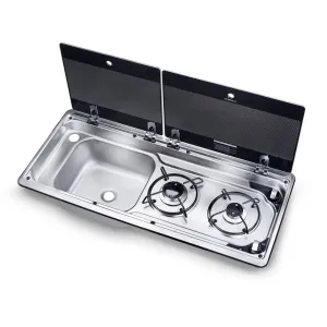 Dometic Smev 9722 Hob Sink Combination Unit with Piezo Ignition