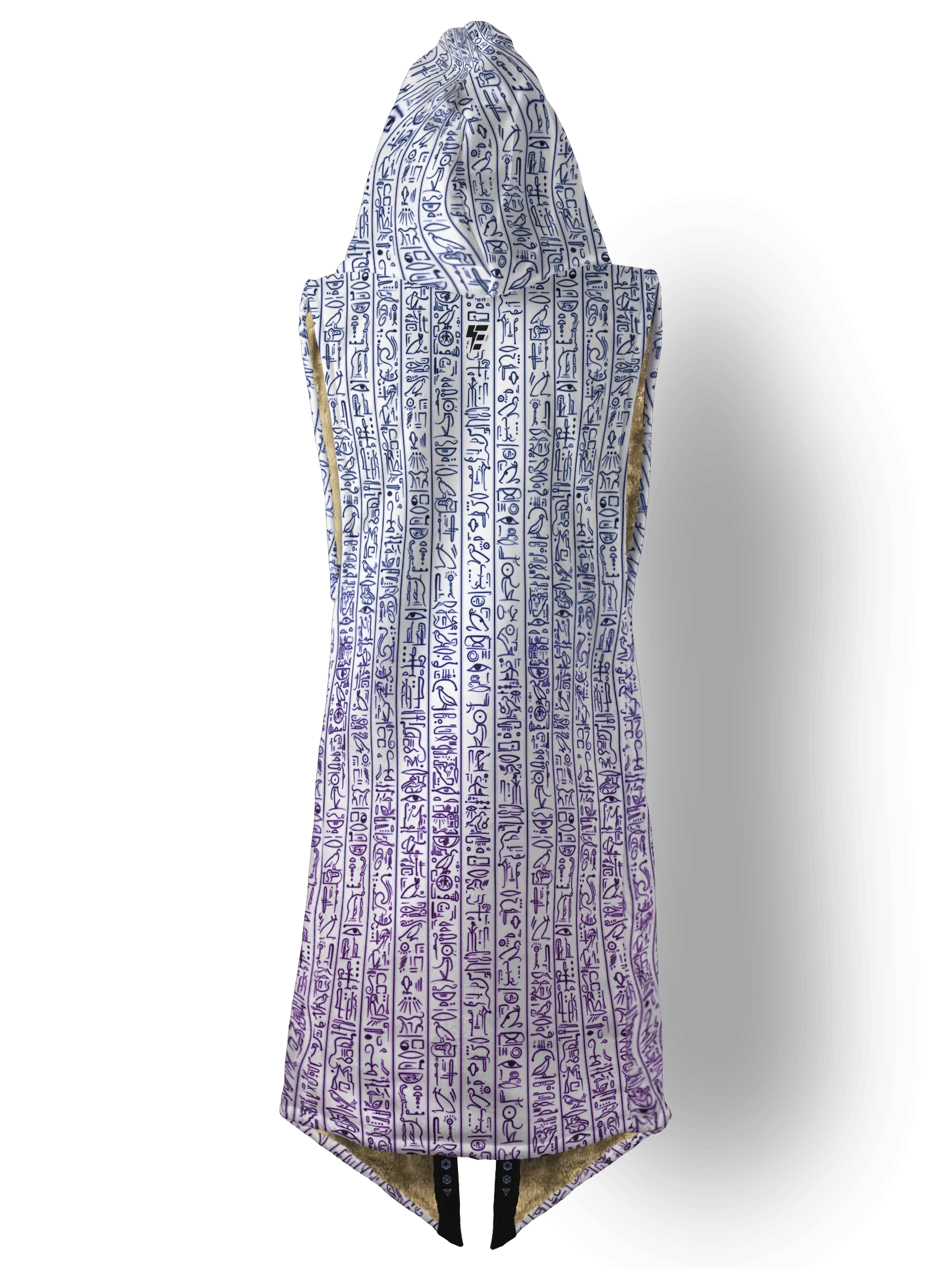 Egyptian Glyphs (Magenta) Cyber Hooder Cloak