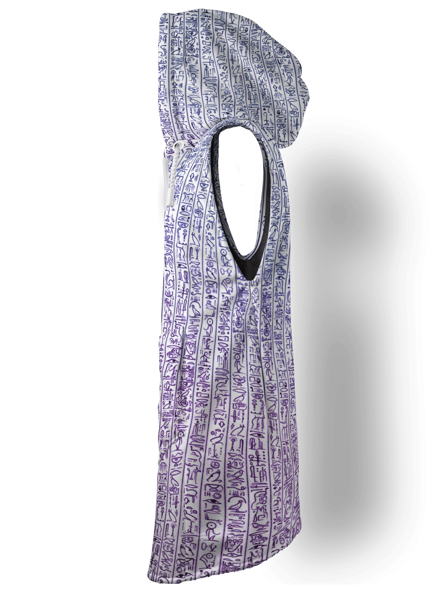 Egyptian Glyphs (Magenta) Cyber Hooder Cloak