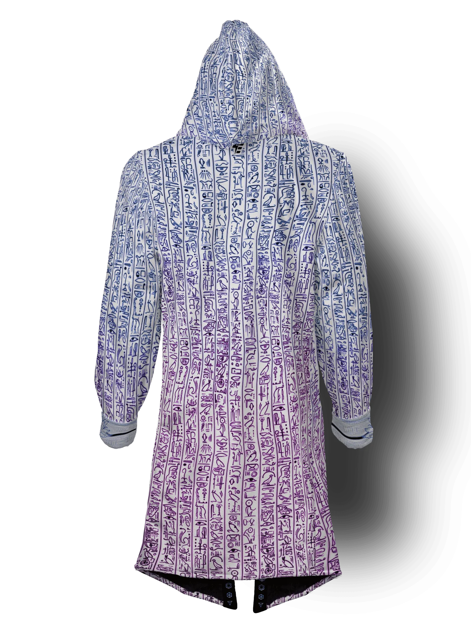 Egyptian Glyphs (Magenta) Cyber Hooder Cloak