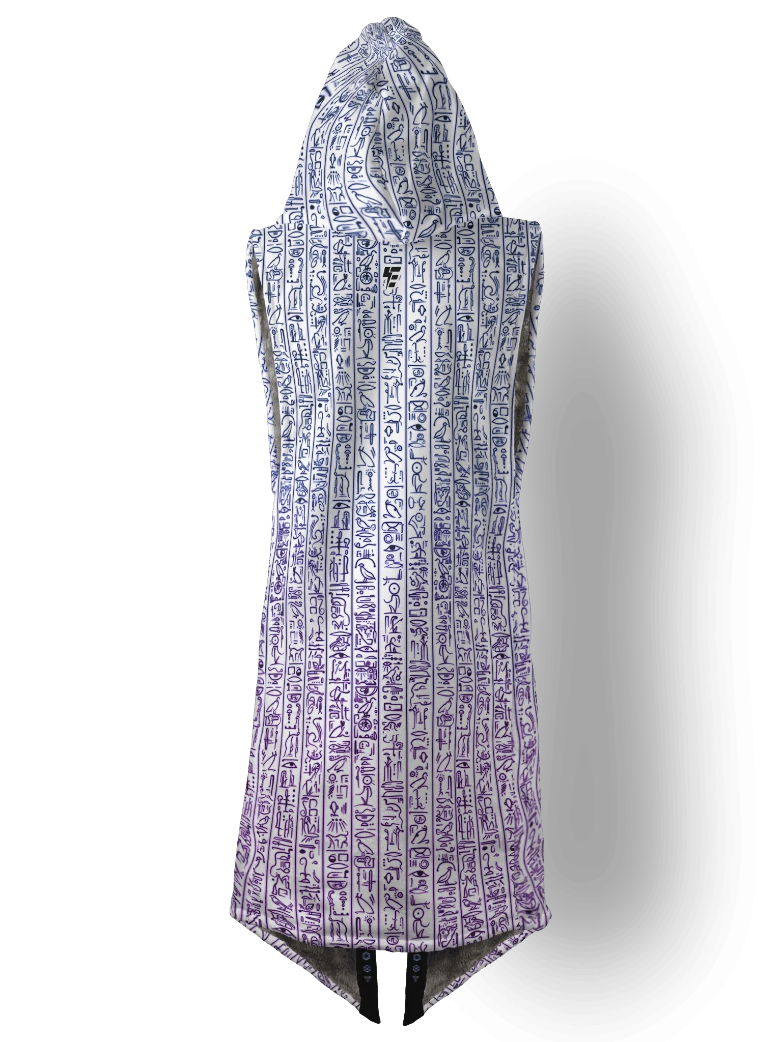 Egyptian Glyphs (Magenta) Cyber Hooder Cloak