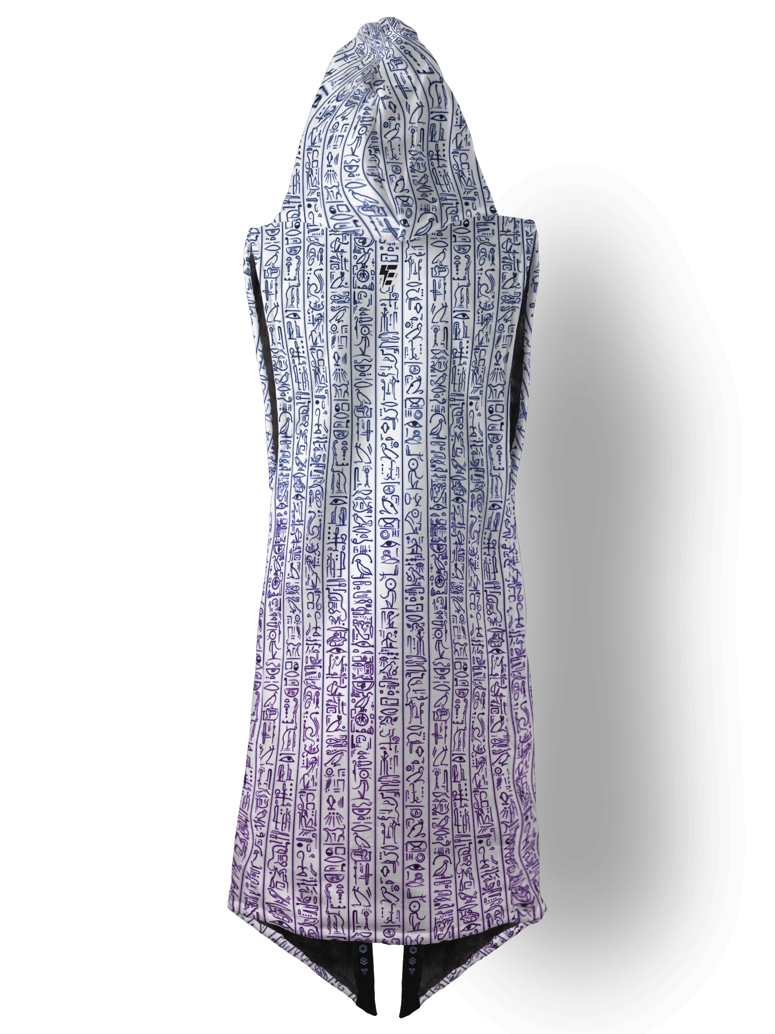 Egyptian Glyphs (Magenta) Cyber Hooder Cloak