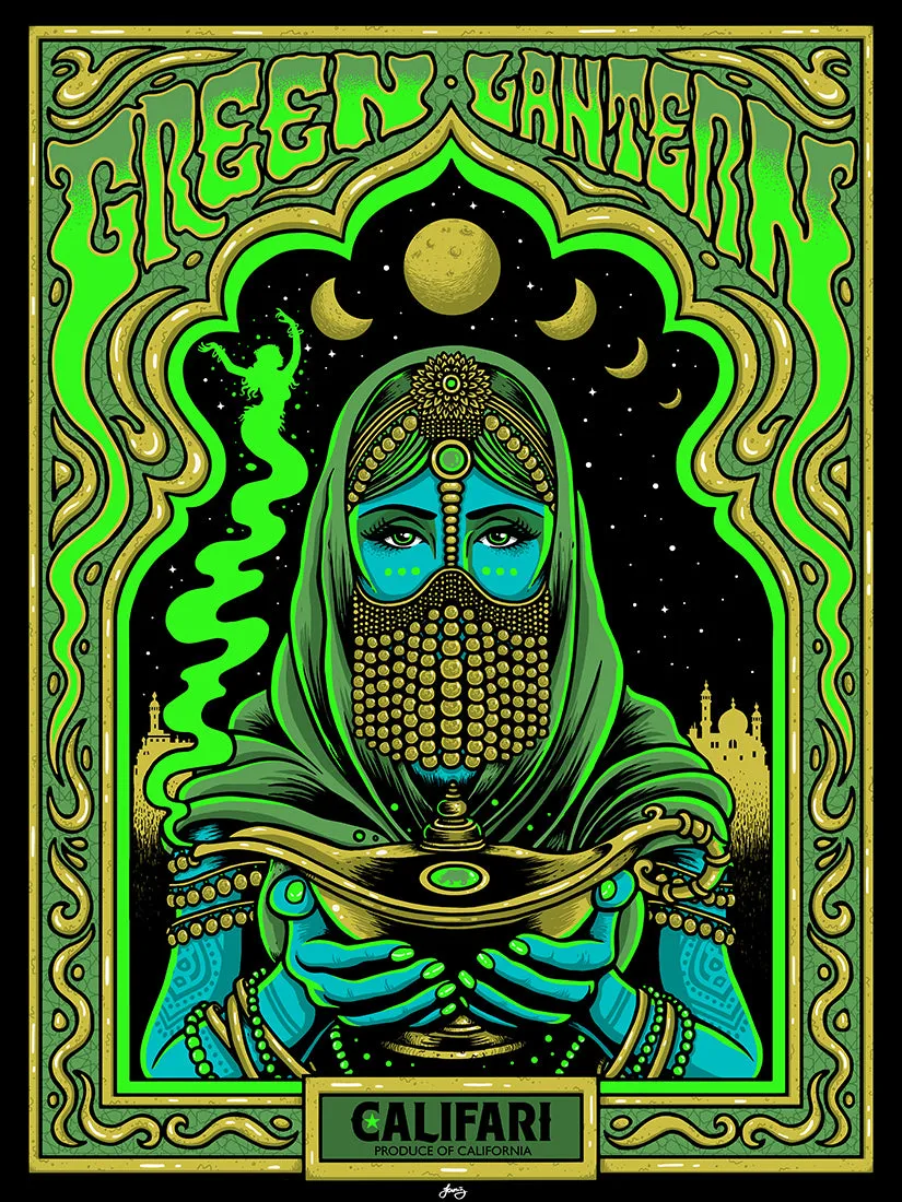 Green Lantern 18 x 24 Screen Print