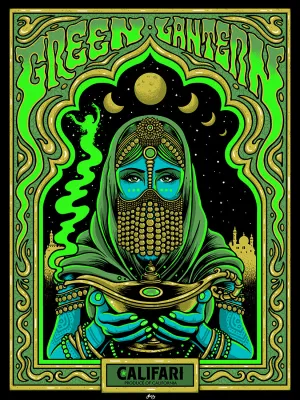 Green Lantern 18 x 24 Screen Print