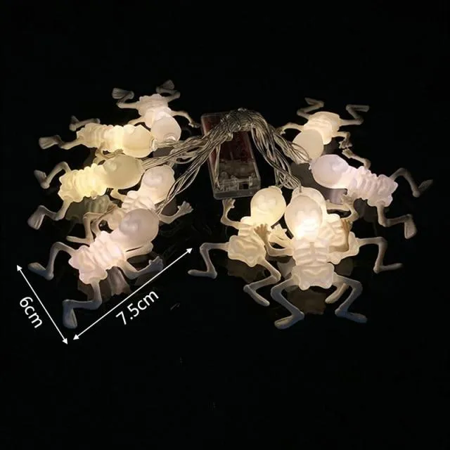 Halloween Pumpkin Ghost Skeletons Led Light Home Decor