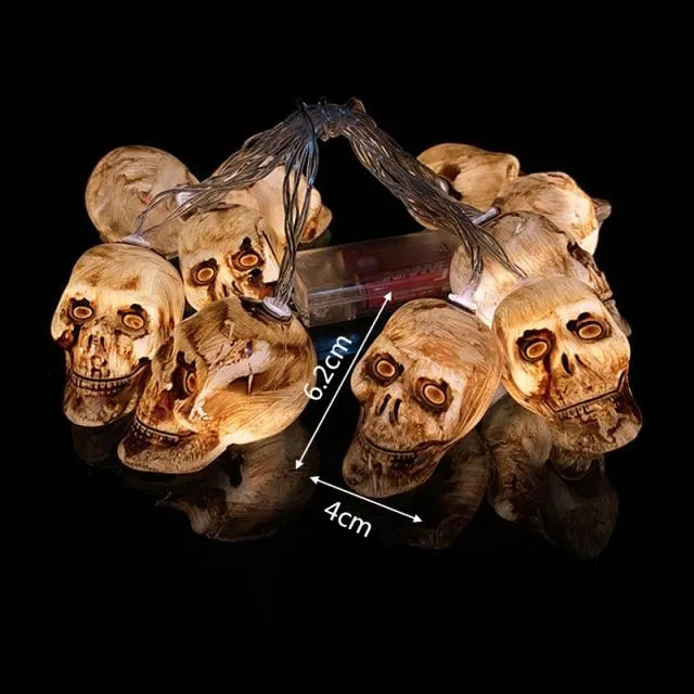 Halloween Pumpkin Ghost Skeletons Led Light Home Decor
