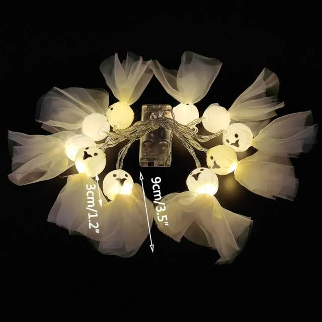 Halloween Pumpkin Ghost Skeletons Led Light Home Decor
