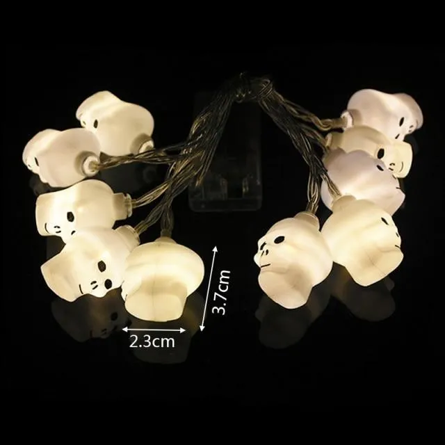 Halloween Pumpkin Ghost Skeletons Led Light Home Decor
