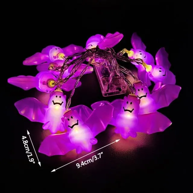 Halloween Pumpkin Ghost Skeletons Led Light Home Decor