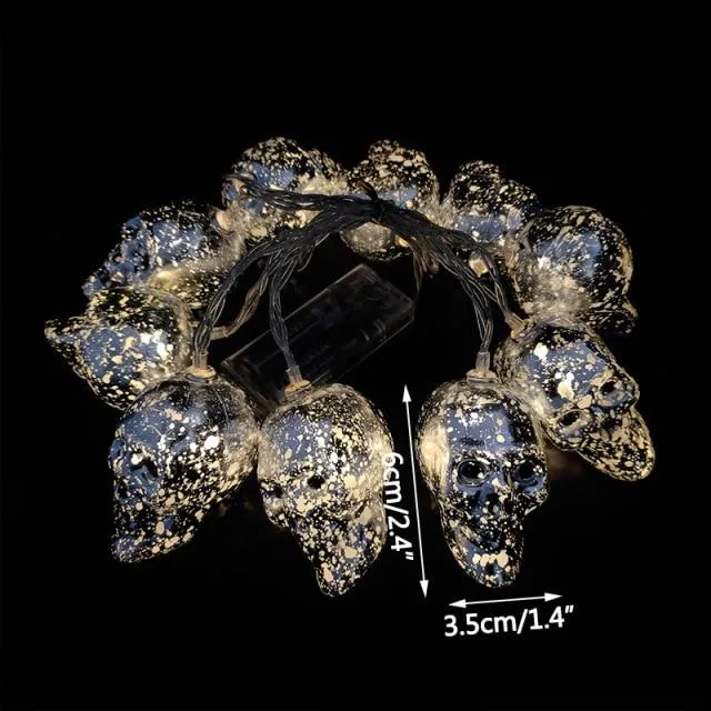 Halloween Pumpkin Ghost Skeletons Led Light Home Decor