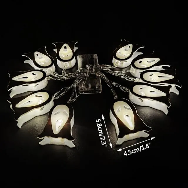 Halloween Pumpkin Ghost Skeletons Led Light Home Decor