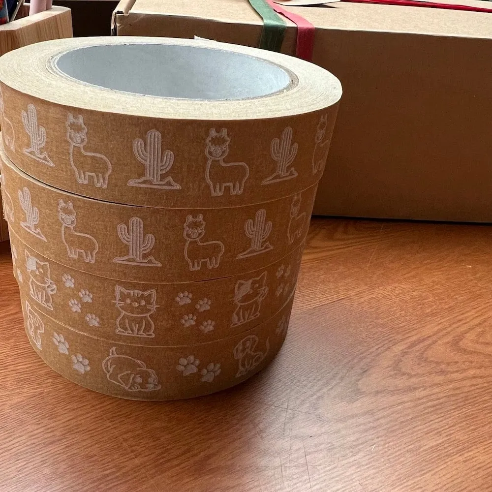 Llamas Biodegradable Paper Tape 24mm x 50m