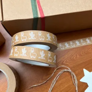 Llamas Biodegradable Paper Tape 24mm x 50m