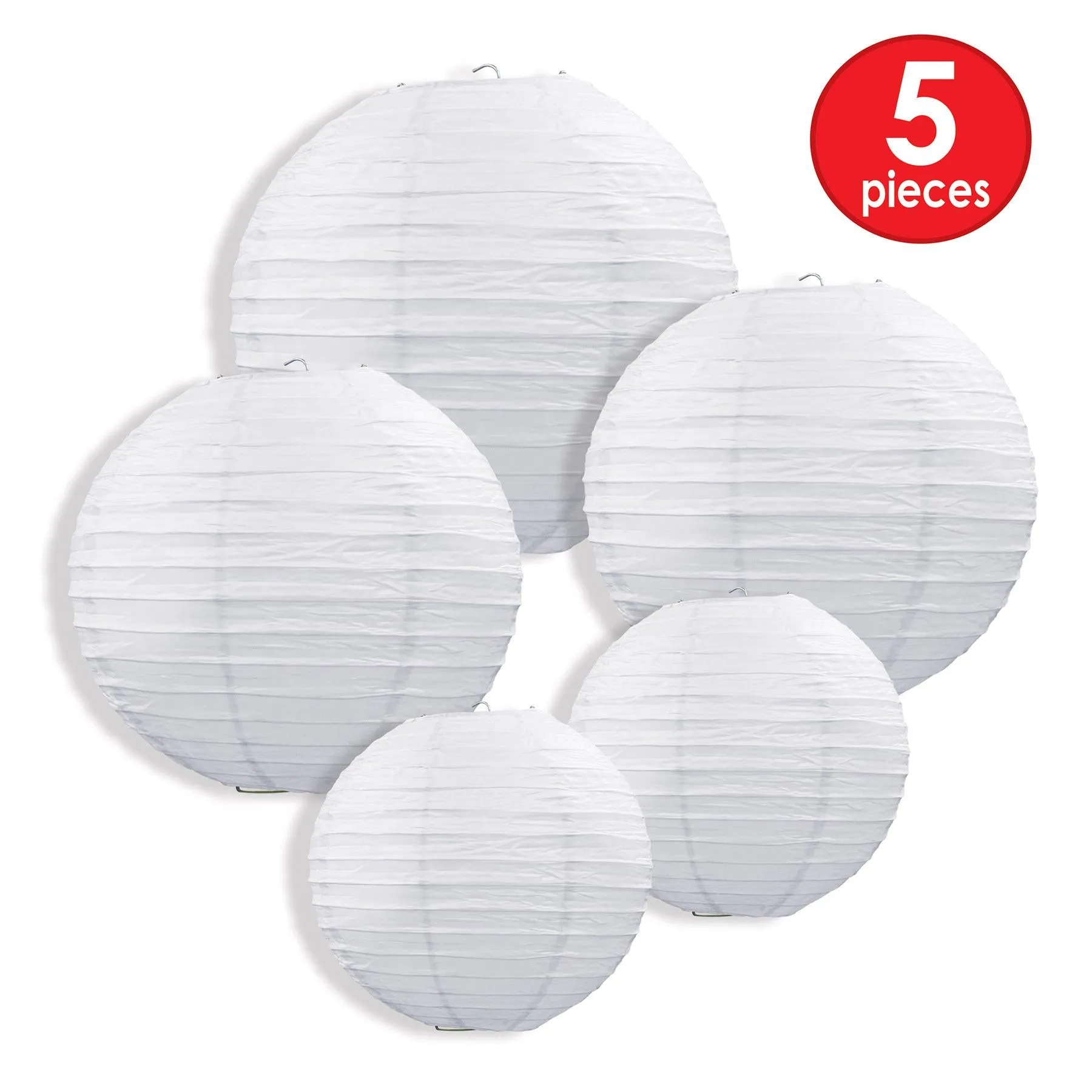 Paper Lantern Assortment (5 per Package)
