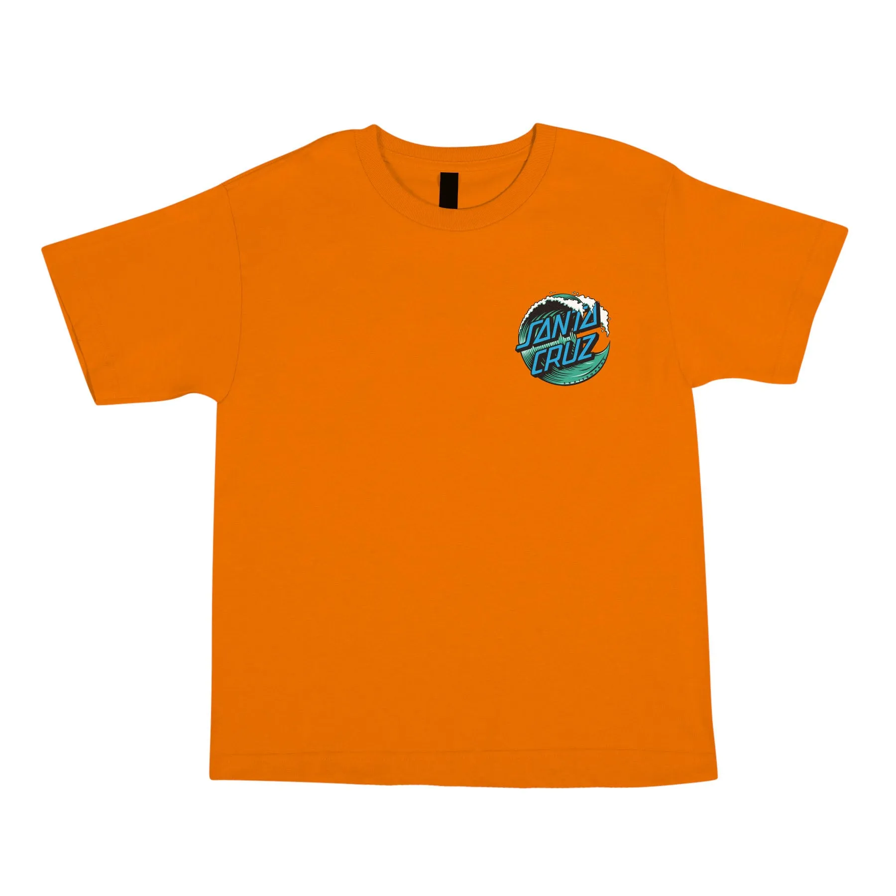 Santa Cruz Youth Wave Dot Tee - Orange