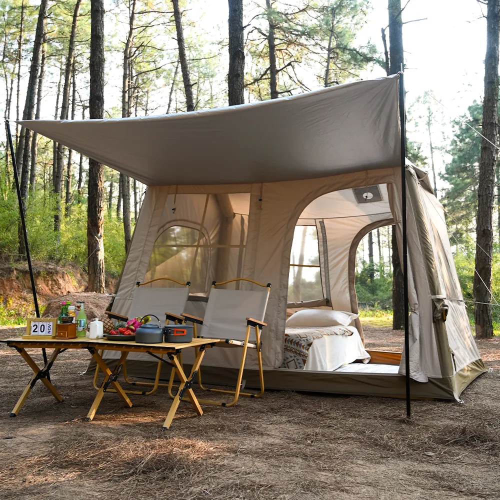 Self-Inflating Glamping Tent