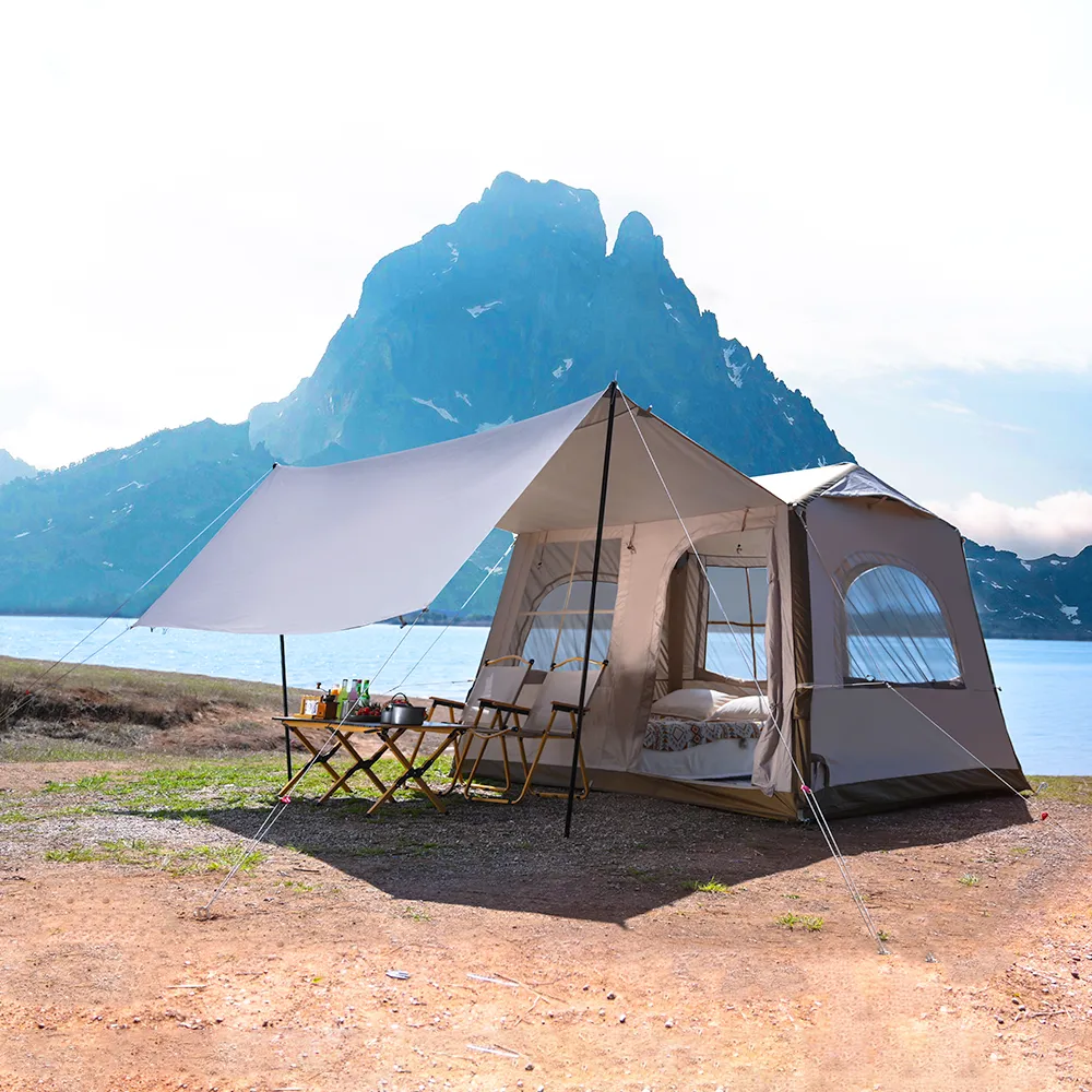 Self-Inflating Glamping Tent