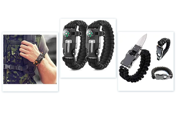 Tactical Paracord Knife Bracelet
